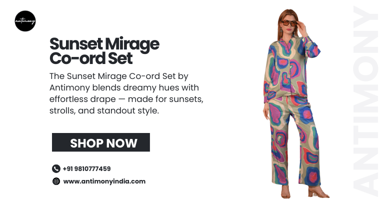 Sunset Mirage Co-ord Set by AntimonyIndia 